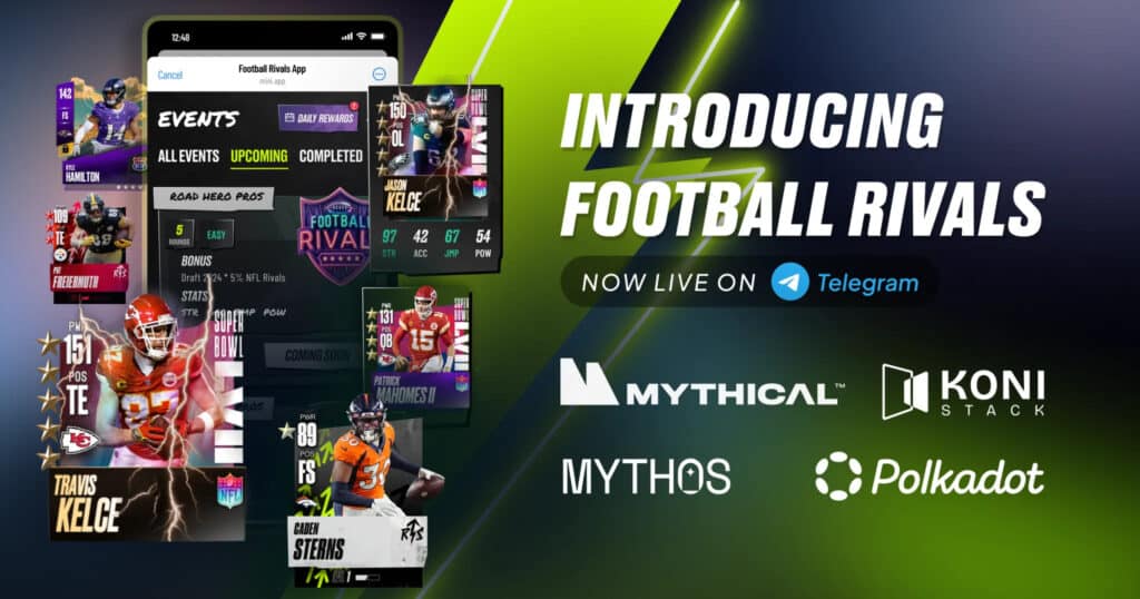 Koni Stack Partners with Mythical Games to Launch 'Football Rivals' on Telegram, Introducing a New Use Case for Polkadot and Accelerating Web3 Adoption 1 koni stack 1736866532whUIZtWCvB 1