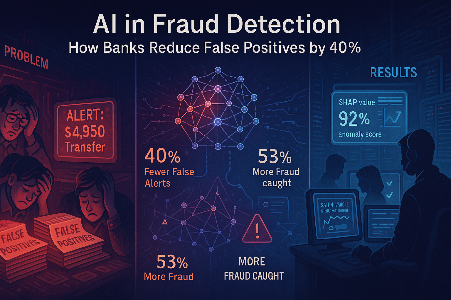 AI in Fraud Detection: How Banks Reduce False Positives by 40% - The ...