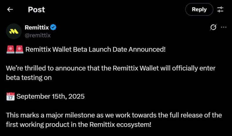 Remittix Presale Raises $17M After Revealing Next-Gen Web3 Wallet Beta Launch Date 2 AD 4nXfvwiN7gvKSKQbiN7XJKCz6cPbTX
