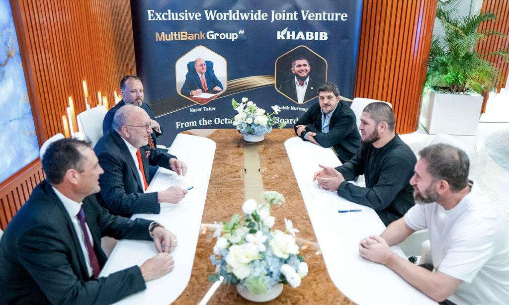 MultiBank Group and Khabib Nurmagomedov Launch an Exclusive Worldwide Multi-Billion-Dollar Joint Venture to Build the World’s First Regulated Tokenized Sports Ecosystem. 1 MBG Khabib Signing Company News 1200 x 728 17613924079fOgTsUiWj 1