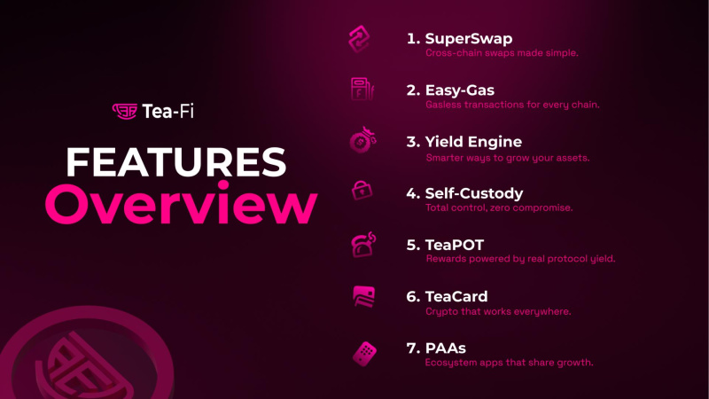 Tea-Fi Redefines DeFi: One SuperApp. Infinite Yield. Powered by $TEA 2