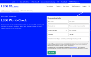 Refinitiv World Check Paid