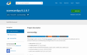 Scorecardpy Open Source