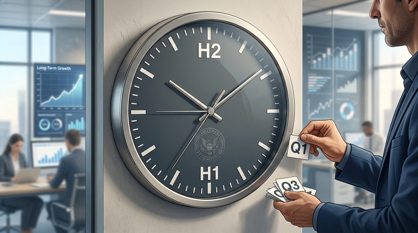 SEC Semiannual Reporting Shift - Corporate Disclosures