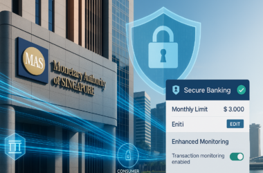 MAS building with GIRO payment security visualization and consumer protection