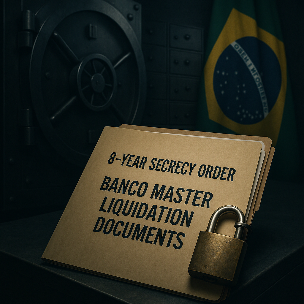 Brazilian Central Bank Imposes 8‑Year Secrecy Order on Banco Master Liquidation Documents