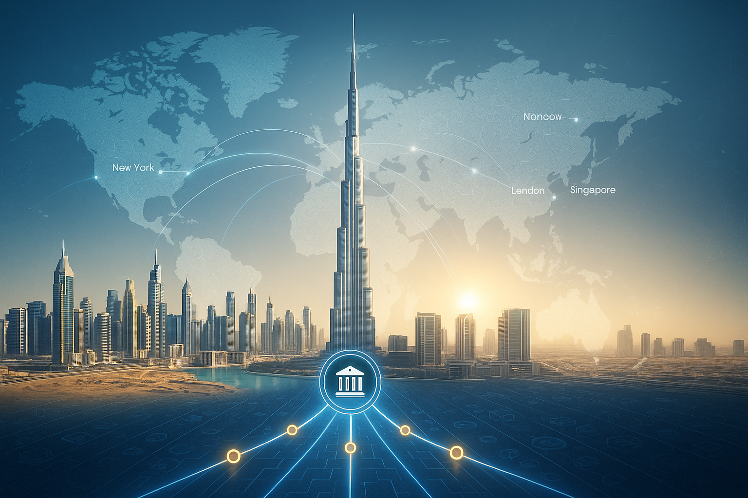 Dubai's VARA issues world's first comprehensive guidance on virtual asset issuance - Hero image showing Dubai skyline with digital regulatory framework