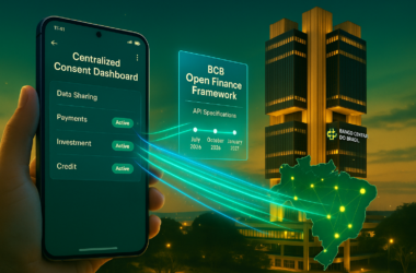 Banco Central do Brasil Open Finance framework with data sharing visualization